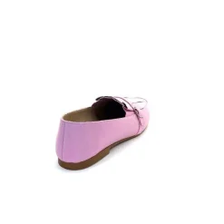 Basic|Mocassins<Ivoire-354 Mocassins Ivoire 150870 Cuir Rose