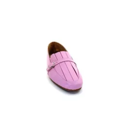 Basic|Mocassins<Ivoire-354 Mocassins Ivoire 150870 Cuir Rose