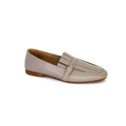 Basic|Mocassins<Ivoire-354 Mocassins Ivoire 150870 Cuir Taupe