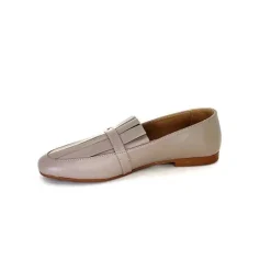 Basic|Mocassins<Ivoire-354 Mocassins Ivoire 150870 Cuir Taupe