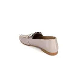 Basic|Mocassins<Ivoire-354 Mocassins Ivoire 150870 Cuir Taupe