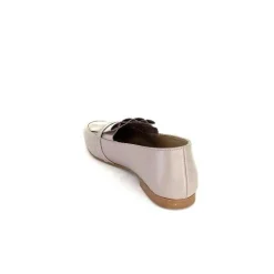 Basic|Mocassins<Ivoire-354 Mocassins Ivoire 150870 Cuir Taupe
