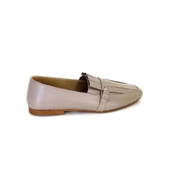 Basic|Mocassins<Ivoire-354 Mocassins Ivoire 150870 Cuir Taupe