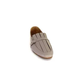 Basic|Mocassins<Ivoire-354 Mocassins Ivoire 150870 Cuir Taupe