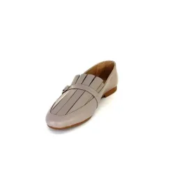 Basic|Mocassins<Ivoire-354 Mocassins Ivoire 150870 Cuir Taupe