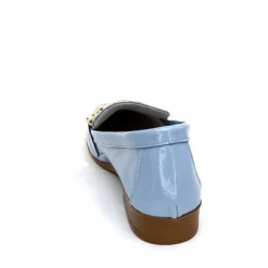 Masculin|Mocassins<382-ivoire Mocassins Ivoire 30303 Cuir Vernis Ciel Bleu