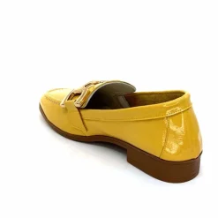Masculin|Mocassins<382-ivoire Mocassins Ivoire 30303 Cuir Vernis Jaune