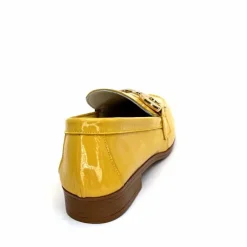 Masculin|Mocassins<382-ivoire Mocassins Ivoire 30303 Cuir Vernis Jaune