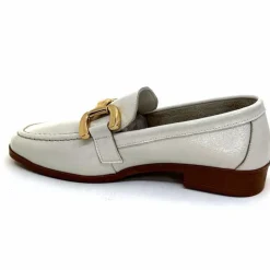 Masculin|Mocassins<382-ivoire Mocassins Ivoire 30303 Cuir Vernis Crème