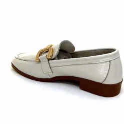 Masculin|Mocassins<382-ivoire Mocassins Ivoire 30303 Cuir Vernis Crème
