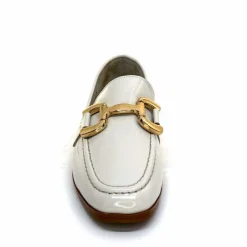 Masculin|Mocassins<382-ivoire Mocassins Ivoire 30303 Cuir Vernis Crème