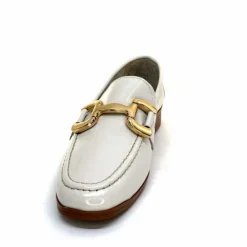 Masculin|Mocassins<382-ivoire Mocassins Ivoire 30303 Cuir Vernis Crème