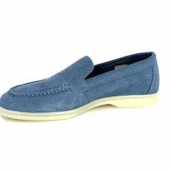 Basic|Mocassins<Ivoire0209b Mocassins Ivoire 12851 Daim Bleu