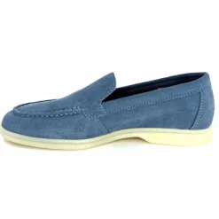 Basic|Mocassins<Ivoire0209b Mocassins Ivoire 12851 Daim Bleu