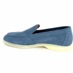 Basic|Mocassins<Ivoire0209b Mocassins Ivoire 12851 Daim Bleu