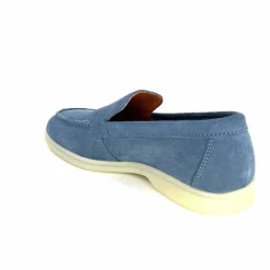 Basic|Mocassins<Ivoire0209b Mocassins Ivoire 12851 Daim Bleu