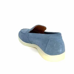 Basic|Mocassins<Ivoire0209b Mocassins Ivoire 12851 Daim Bleu