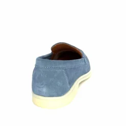 Basic|Mocassins<Ivoire0209b Mocassins Ivoire 12851 Daim Bleu