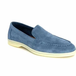 Basic|Mocassins<Ivoire0209b Mocassins Ivoire 12851 Daim Bleu