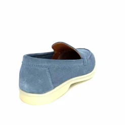 Basic|Mocassins<Ivoire0209b Mocassins Ivoire 12851 Daim Bleu