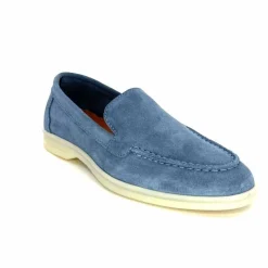 Basic|Mocassins<Ivoire0209b Mocassins Ivoire 12851 Daim Bleu