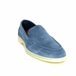 Basic|Mocassins<Ivoire0209b Mocassins Ivoire 12851 Daim Bleu