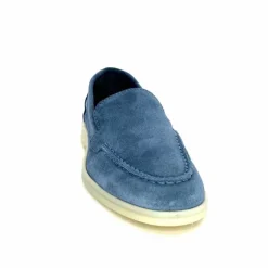Basic|Mocassins<Ivoire0209b Mocassins Ivoire 12851 Daim Bleu