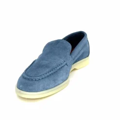 Basic|Mocassins<Ivoire0209b Mocassins Ivoire 12851 Daim Bleu