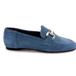 Basic|Mocassins<Ivoire0209b Mocassins Ivoire 12807 Daim Jeans Bleu