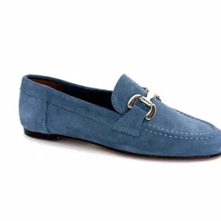 Basic|Mocassins<Ivoire0209b Mocassins Ivoire 12807 Daim Jeans Bleu