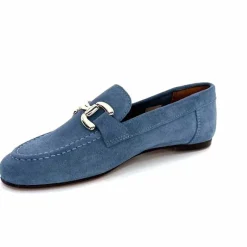 Basic|Mocassins<Ivoire0209b Mocassins Ivoire 12807 Daim Jeans Bleu