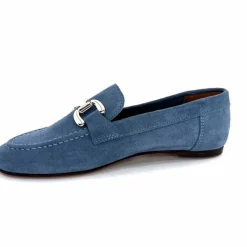 Basic|Mocassins<Ivoire0209b Mocassins Ivoire 12807 Daim Jeans Bleu