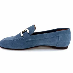 Basic|Mocassins<Ivoire0209b Mocassins Ivoire 12807 Daim Jeans Bleu