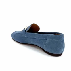 Basic|Mocassins<Ivoire0209b Mocassins Ivoire 12807 Daim Jeans Bleu