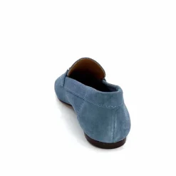 Basic|Mocassins<Ivoire0209b Mocassins Ivoire 12807 Daim Jeans Bleu