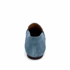 Basic|Mocassins<Ivoire0209b Mocassins Ivoire 12807 Daim Jeans Bleu