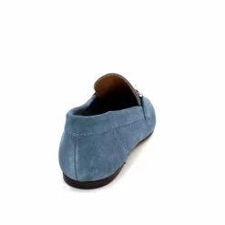 Basic|Mocassins<Ivoire0209b Mocassins Ivoire 12807 Daim Jeans Bleu