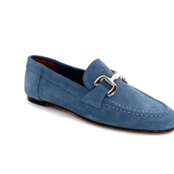 Basic|Mocassins<Ivoire0209b Mocassins Ivoire 12807 Daim Jeans Bleu