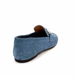 Basic|Mocassins<Ivoire0209b Mocassins Ivoire 12807 Daim Jeans Bleu