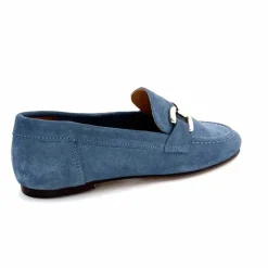 Basic|Mocassins<Ivoire0209b Mocassins Ivoire 12807 Daim Jeans Bleu