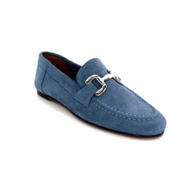 Basic|Mocassins<Ivoire0209b Mocassins Ivoire 12807 Daim Jeans Bleu