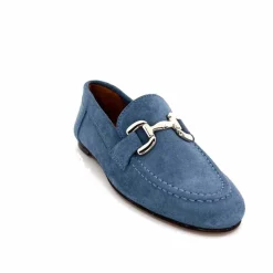 Basic|Mocassins<Ivoire0209b Mocassins Ivoire 12807 Daim Jeans Bleu