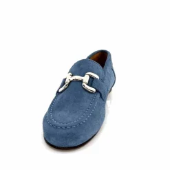 Basic|Mocassins<Ivoire0209b Mocassins Ivoire 12807 Daim Jeans Bleu
