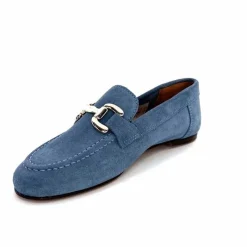 Basic|Mocassins<Ivoire0209b Mocassins Ivoire 12807 Daim Jeans Bleu