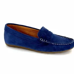 Basic|Mocassins<Ivoire0209b Mocassins Ivoire 11163 Daim Bleu