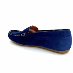 Basic|Mocassins<Ivoire0209b Mocassins Ivoire 11163 Daim Bleu