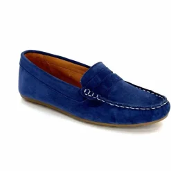 Basic|Mocassins<Ivoire0209b Mocassins Ivoire 11163 Daim Bleu