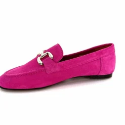 Basic|Mocassins<Ivoire0209b Mocassins Ivoire 12807 Daim Fuchsia Fushia
