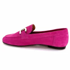 Basic|Mocassins<Ivoire0209b Mocassins Ivoire 12807 Daim Fuchsia Fushia