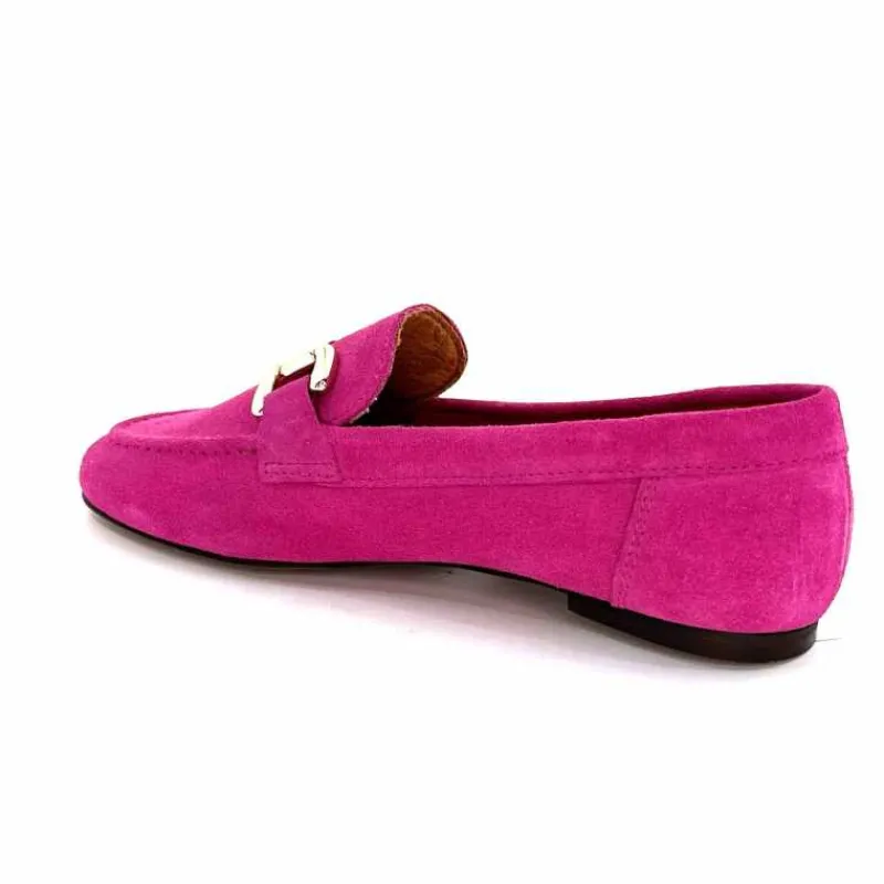 Basic|Mocassins<Ivoire0209b Mocassins Ivoire 12807 Daim Fuchsia Fushia